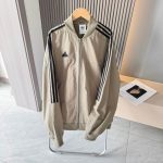 Adidas Coat Black Jacquard Autumn Early