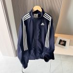 Adidas Coat Red Jacquard Autumn Early