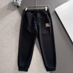 Burberry Pants Black Autumn Embroidery