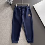 Burberry Pants Blue Autumn Embroidery
