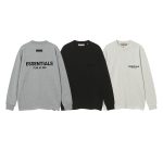Fear Of God Long-Sleeved Shirts Red Male Cotton Combed Gothic Style