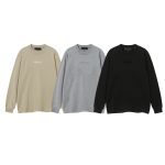 Fear Of God Long-Sleeved Shirts Red Male Cotton Combed Gothic Style