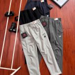 Mammut Pants Red Nylon Spandex Autumn Winter Patch Zippered Pocket