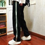 Gucci Trousers Black Jacquard Double-Sided Fabric