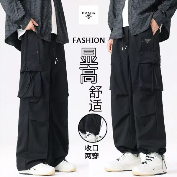 Prada Work Pants Ash Cotton Retro Wash