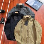 Archaeopteryx Windbreaker Green Gore-Tex Nylon Embroidery