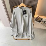 Descente Long-Sleeved T-Shirt Green Suitable For All Body Types