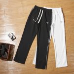 Archaeopteryx Sweatpants Red Cotton Embroidery