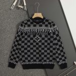Louis Vuitton Sweater Red Wool Jacquard Autumn Winter