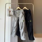 Stone Island Casual Pants Red Autumn