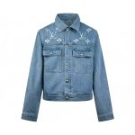 Louis Vuitton Jacket Red Denim Autumn