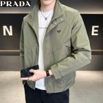 Prada Outerwear Red Woven Fabric