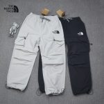 The North Face Long Pants Red Spandex Twill Fabric Spring Autumn