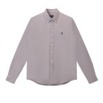 Ralph Lauren Long-Sleeved Shirts Red Cotton Wool Oxford Cloth Minimalist Style