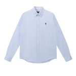 Ralph Lauren Long-Sleeved Shirts Red Cotton Wool Oxford Cloth Minimalist Style