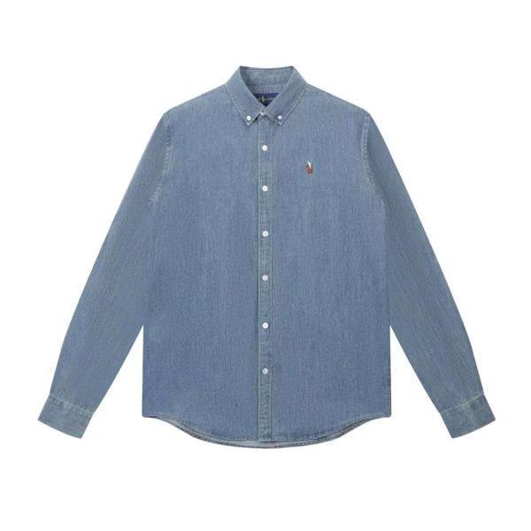 Ralph Lauren Shirt Red Denim