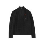Ralph Lauren Long-Sleeved Shirt Red Wool Blend