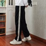Prada Trousers Black Jacquard Double-Sided Fabric