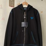 Prada Jacket Red Cotton Long-Staple Winter