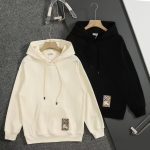 Burberry Hoodie Red Cotton Pure Winter Embroidery
