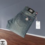 Moncler Jeans Red Cotton Denim Autumn Winter