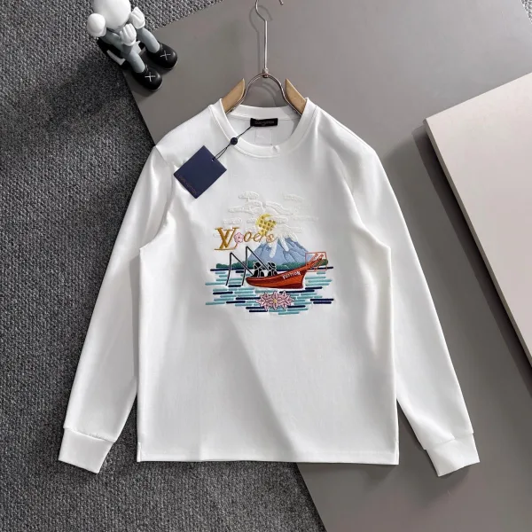 Louis Vuitton Cotton Long-Sleeved Shirts For Autumn