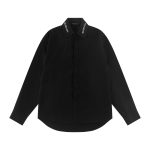 Balenciaga Shirt Red Cotton Plain Weave Embroidery