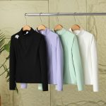 Descente Long-Sleeved Shirts Red Polyester Spandex Fleece Knitted Fabric Unrestricted Movement Quick-Drying Running Autumn Winter And