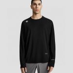 Descente Long-Sleeved Shirt Red Quick-Drying Running Spring Summer