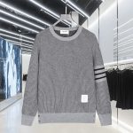 Thom Browne Long-Sleeved Shirts Red Mesh Spring Summer