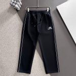 Balenciaga Pants Black Autumn Embroidery