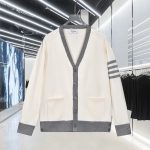 Thom Browne Jeans Red Cotton Wool Down