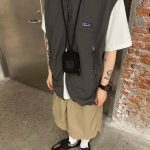 Patagonia Vest Red Mesh Autumn