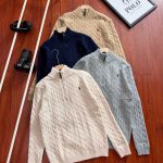 Ralph Lauren Sweater Red Easy To Match Embroidery