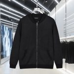 Armani Outerwear Red Cotton Wool Blend