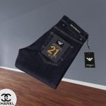 Armani Jeans Red Cotton Denim Sophistication Autumn
