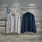 Ralph Lauren Long-Sleeved Sweatshirt Color Cotton Relaxed Fit Autumn Three Needles And Five Threads Embroidery