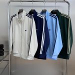 Adidas Coat Red Jacquard Autumn Winter Early