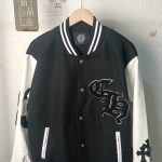 Chrome Hearts Jacket Red Wool Jacquard Lace Street Style Embroidery