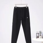 Fila Long Pants Red Cotton Pure Silk Autumn 3D Logo Side Pockets