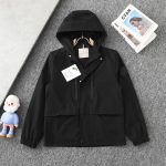 Moncler Coat Red Nylon Fabric Enhanced Comfort Patch