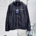 Louis Vuitton Coat Red Jacquard Enhanced Comfort Patch Patchwork