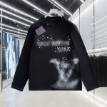 Louis Vuitton Long-Sleeved T-Shirt Red Cotton Pure