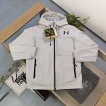 Under Armour Jacket Ash Fleece Simple Design Sports And Leisure