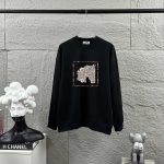 Hermes Long-Sleeved Black Autumn Winter Early