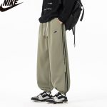 Nike Casual Trousers Red Eva Suitable For All Seasons Slim Fit