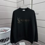 Saint Laurent Silicone Long-Sleeved Sweatshirt For Autumn