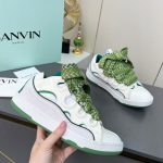 Lanvin Sneakers Color Suede Cowhide Blocking