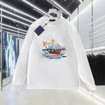 Louis Vuitton Cotton Long-Sleeved T-Shirt For Fall