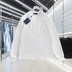 Louis Vuitton Cotton Long-Sleeved T-Shirt For Fall